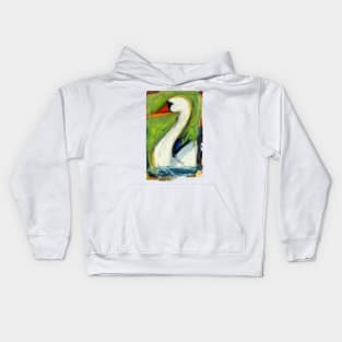 The beautiful swan Kids Hoodie